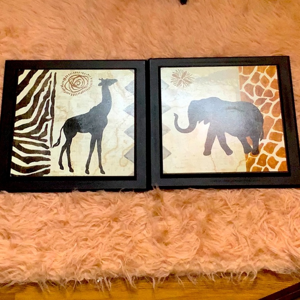 African animal wall decor